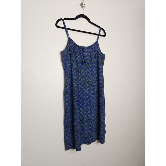 Vintage y2k Xhilaration Dress milkmaid Midi Floral Hippie Groovy Tank Cami - Picture 2 of 7